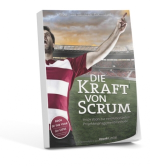 Das Buch „Die Kraft von Scrum“.