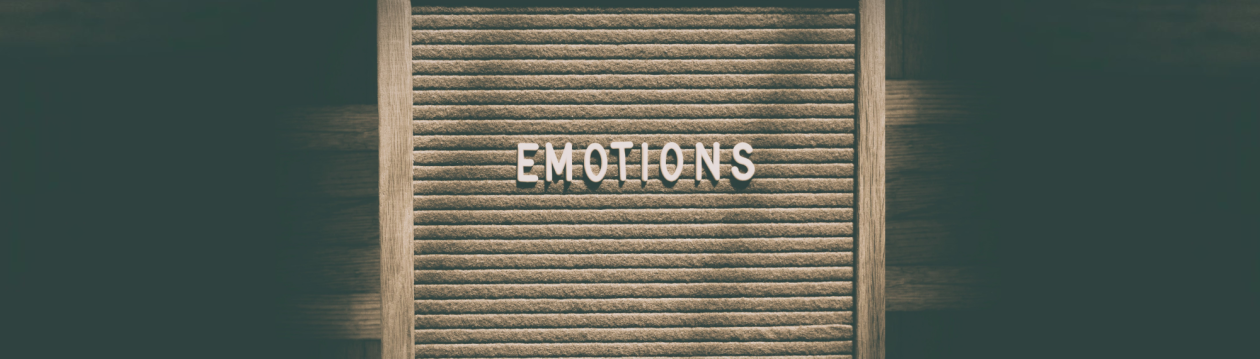 Emotional intelligence - A sign that says "EMOTIONS". Emotional intelligence - A sign that says "EMOTIONS".