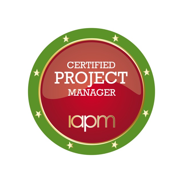 Das Badge des “Certified Project Manager (IAPM)”.