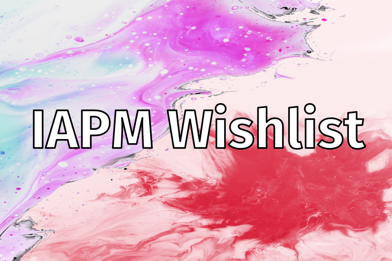 Das Logo der IAPM Wishlist. Das Logo der IAPM Wishlist.
