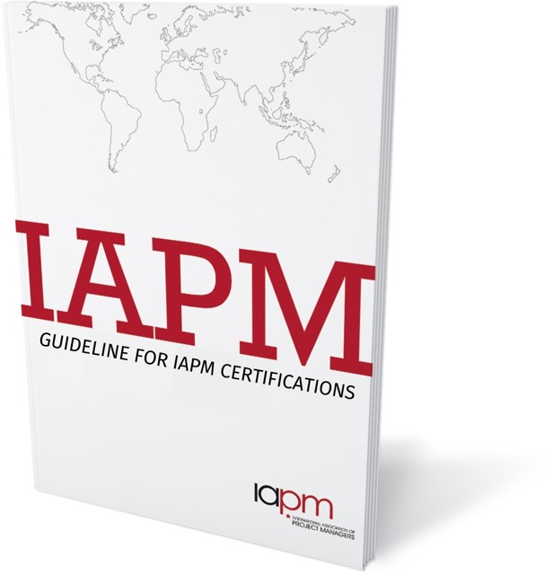 Ein Buch mit der Aufschrift „IAPM GUIDELINE FOR IAPM CERTIFICATIONS“.
