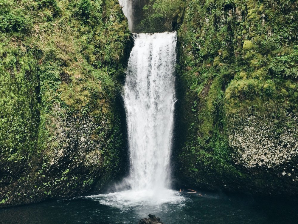 A waterfall.