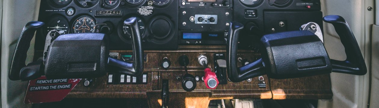 Ein Cockpit