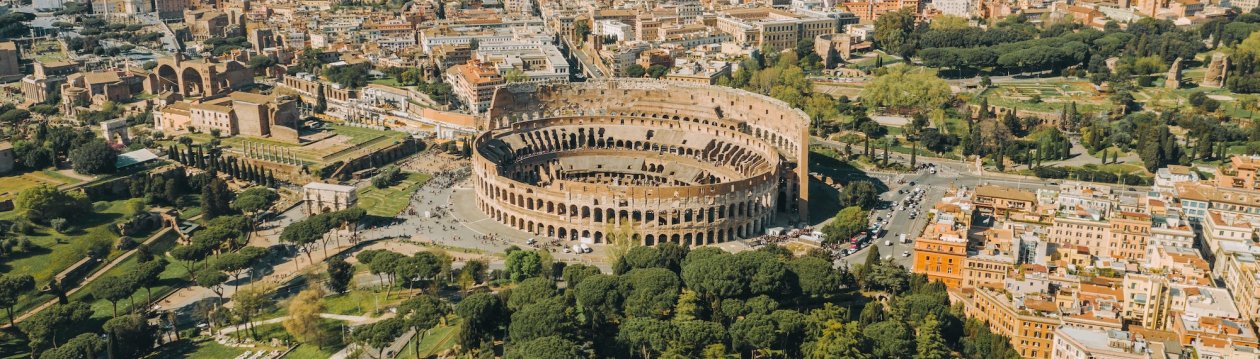 Das Kolloseum von Rom.